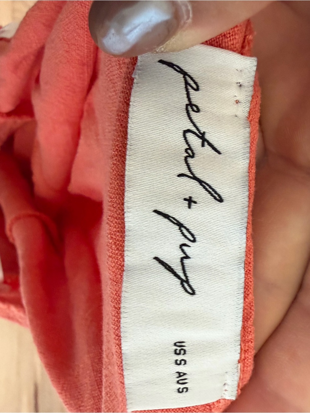 Petal & Pup Coral-Peach Mini Dress